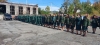 Строевой смотр в связи с переходом на зимнюю форму одежды